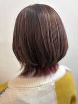 ナゴミ(NAGOMI)&nbsp;大人髪ショートスタイル　インナーカラー
