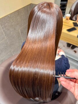ビスコヘアー(BISCO hair) 髪質改善カラー☆シフォンベージュ