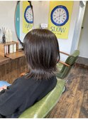 ボブ×ニュアンスレイヤー"ブルーアッシュ"
