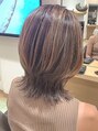 ラファンス 栗林店(LaFENCE)&nbsp;大人女性には白髪ぼかしやハイライト×くびれレイヤーが似合う♪