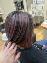 フェリエットバイビークール(feliette by Be-COOL)&nbsp;ピンクバレイヤージュ×艶ショートボブ