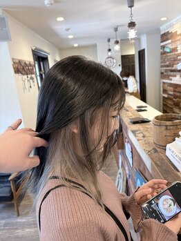 ディグヘアートリエ(dighairTRIE)の写真/デザイン性の高いカット◎ON/OFFもどちらも楽しめる