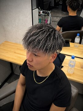 心斎橋 カイ(X) パイルツイスト/ホワイトメッシュ