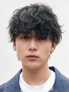 フィフス 大分(fifth) 大分シャドウパーマメンズカットラウンドマッシュツーブロック