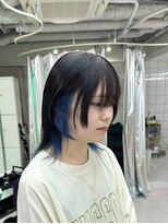 ギア(GEAR.)&nbsp;【初ブリーチにオススメ！】☆Blue☆インナーカラー♪