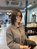 ザ シーワークス ときわ台店(THE Cworks)&nbsp;顔まわりレイヤー/レイヤーボブ/インナーカラー/切りっぱなし