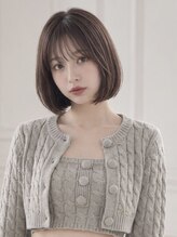 ユーフォリア エヌ 池袋サンシャイン通り店(Euphoria +n) 王道可愛いアイドルボブシースルーバング蔵髪ショコラベージュ