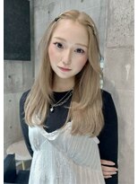 ワンズミラー 原宿(ONE's MIRROR)&nbsp;ハッシュカットグレージュデザインカラーツートンカラー原宿駅