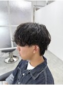 波巻きシャドウパーマ