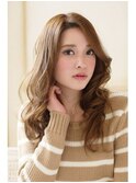 流した前髪が大人っぽい♪柔らかウェーブ