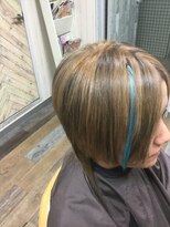 ヘアースペース 練馬店(hair space COCO)&nbsp;ダブルカラー、エクステでワンポイント