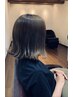 #学割U24☆前髪カット+高発色オーガニックカラー+極上ヘアエステTR￥5900☆