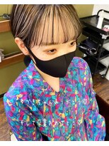 ガルボ ヘアー(garbo hair)&nbsp;#ガルボ #@garbohair_rina  #個性派ハイライト #デザインカラー