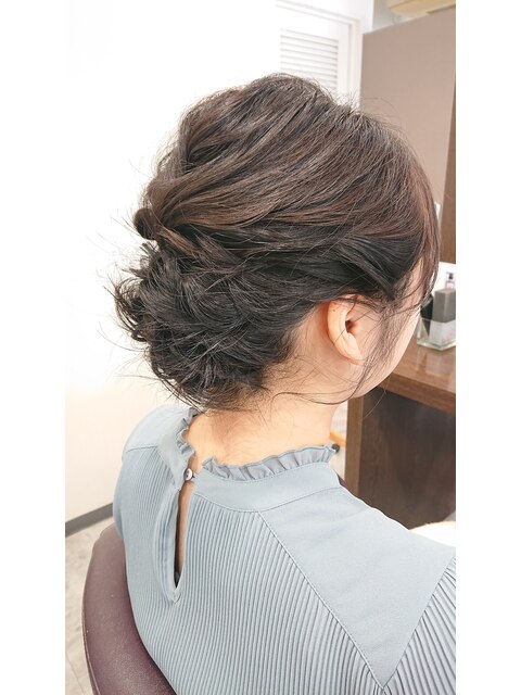 結婚式ヘアセット