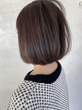 コード(Chord) 白髪ぼかしhighlight、立体ボブ[谷合