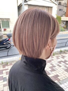 ヒューマン トシマエン 練馬 豊島園(HUMAN) 大人可愛い/ピンクベージュ/暗めカラー