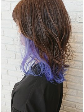 パザパ 南館店(pa.za.pa.) インナーカラー★ラベンダー