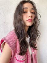 ケイト(kate) 【kate 大宮】パーマ風ロング×アッシュグレー