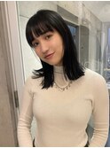 髪質改善トリートメント透明感ベージュカラーボブヘアセット豊橋