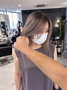 キング 梅田(K!ng) 梅田ハイライトカラー梅田バレイヤージュカラー梅田美容室茶屋町