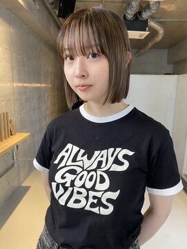 ソイリウム 下北沢(soi rium) ボブスタイル_ウザバングボブ_ブリーチなしボブ_下北沢ボブ