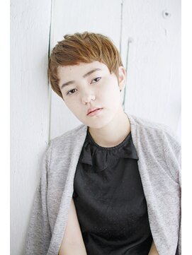 シュシュット(chouchoute) 斜めバングデザインカラーシルキーベージュグレージュカラー/178