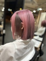 ラフ 難波店(LAFF) #黒髪#ボブルフ#ネビージュ#小顔#ワンレン