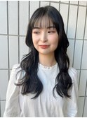韓国ヘア　くすみグレージュカラー