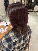 サラビューティーサイト 志免店(SARA Beauty Sight)&nbsp;【あんstyle】メンズロングウルフ×レッドバイオレット