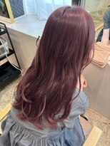 ユッカ 梅田(YUCCA)&nbsp;【 YUCCA 】大人可愛いハイトーンカラー/チェリーレッド