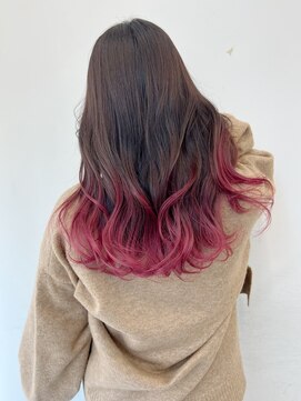 アライブ キチジョウジ(ALIVE Kichijoji) 【ALIVE吉祥寺】ワインレッドグラデーションカラー