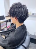 ショートマッシュ×スパイラルパーマ【柿本拓】