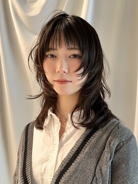 ダブ アオヤマ(DaB AOYAMA) 似合わせウルフカットデザインカットレイヤーカット