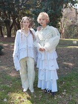 クペウ ローウェン(cope'u ROWEN)&nbsp;渋谷/ウルフカット レイヤー デザインカラー ルーツカラー