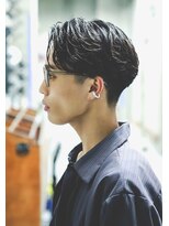 リップス レイ ギンザ(LIPPS Ray GINZA)&nbsp;ツーブロック爽やかアップバングリバースパーマ