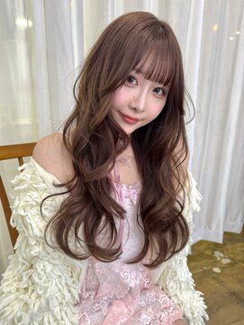 ピア(Pia) ブリーチなしダブルカラー　ベージュ　顔まわりカット