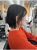 愛され顎ラインボブアンニュイ色気色っぽボブウェーブボブ