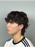 テテ風シャドウパーマ