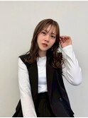 ミディアムレイヤー×ゆるふわパーマ