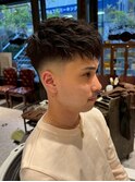 【LUDLOW　BLUNT】フェードカット バーバーヘア ショートパーマ