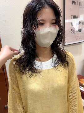 プフ 伏見(puf) ［puf 伏見/丸の内/栄/名古屋]レイヤーパーマ★大野