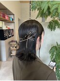 お呼ばれヘアセット