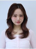 レイヤーカット×くびれヘア