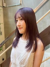マッシュ 北堀江(MASHU) 【似合わせカット　松本】　顔まわりレイヤーカット