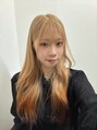 アース 三軒茶屋店(HAIR&MAKE EARTH)&nbsp;ミルです♪キツネカラーで金髪にしました！