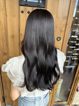 フゥカ 類家店(fuka) 【ツヤ感暗髪◎】濃厚グレージュ