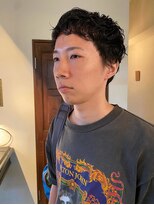 カット アトリエ ルームスリー(cut atelier room3)&nbsp;メンズショートレイヤー×パーマ