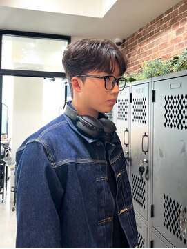オルカ(ORCA) men's/メンズ/メンズカット/刈り上げセンターパート/新宿
