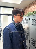 men's/メンズ/メンズカット/刈り上げセンターパート/新宿