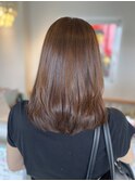 艶髪叶う！うる艶ブラウンカラー